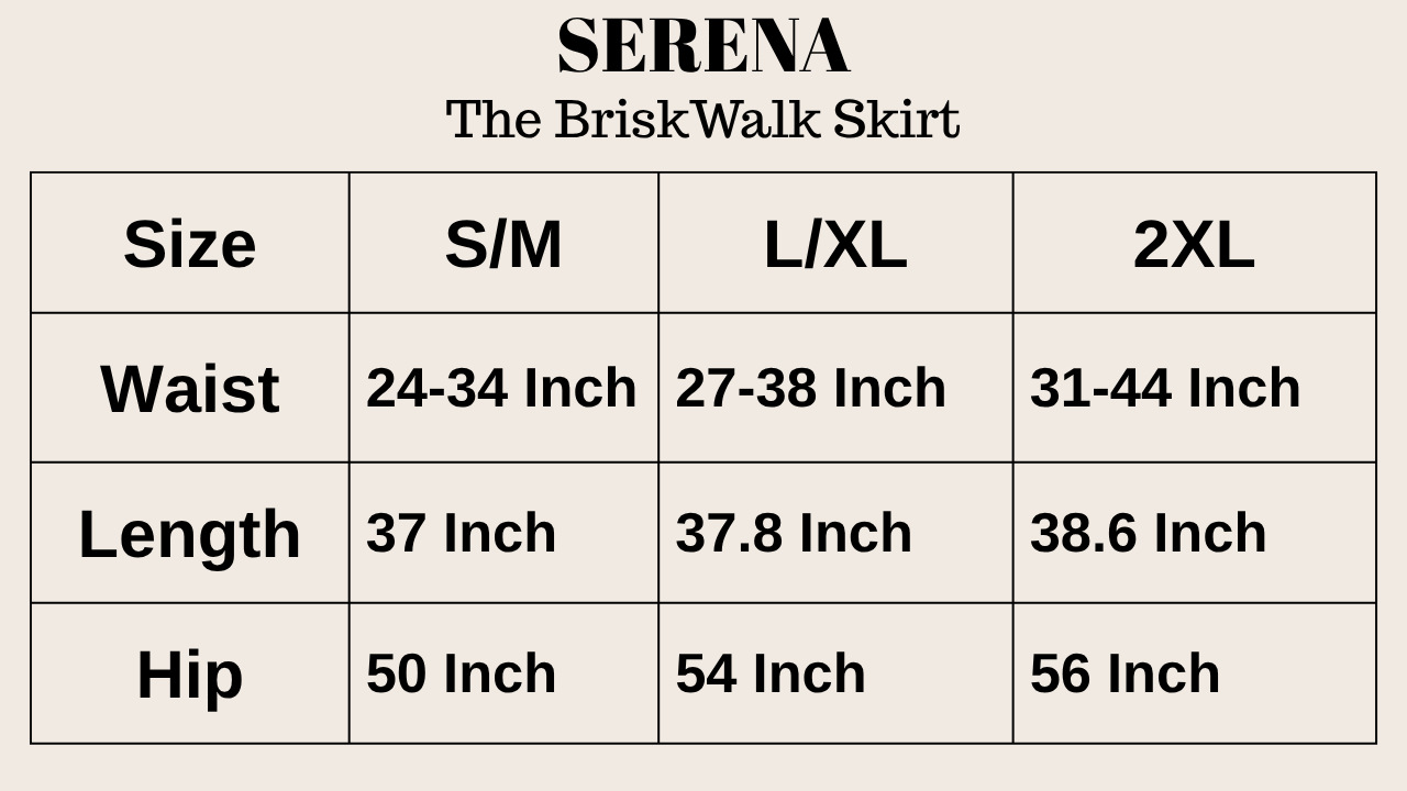 (Pre-Order) Raffida Serena BriskWalk Skirt In Granite
