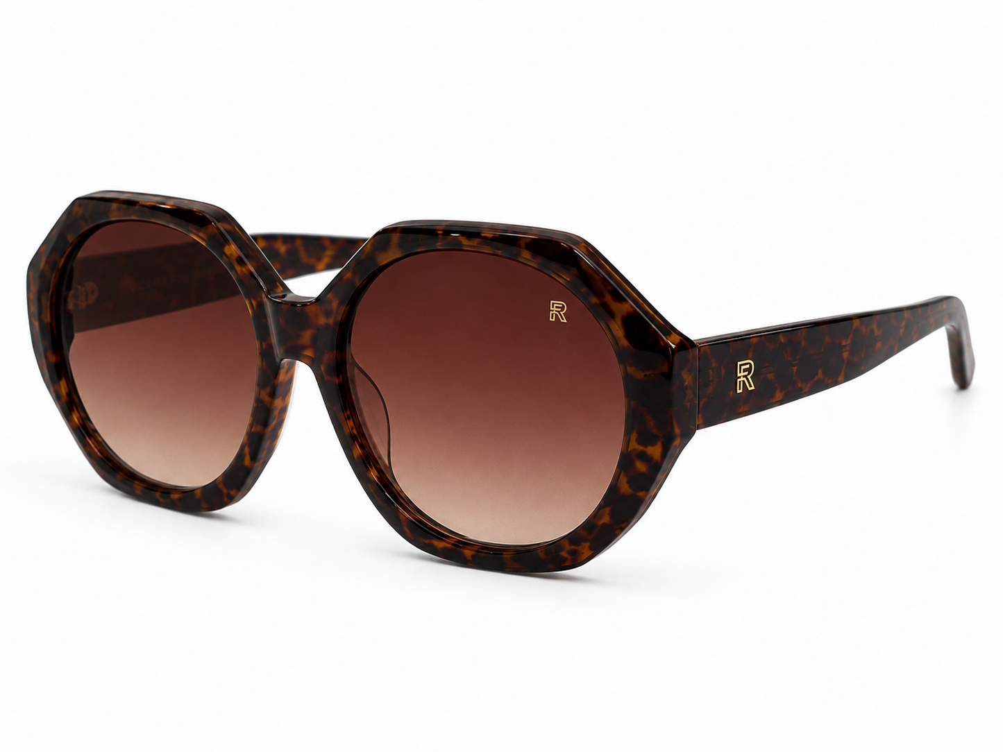 Raffida Maria Eyewear In Tortoise Brown