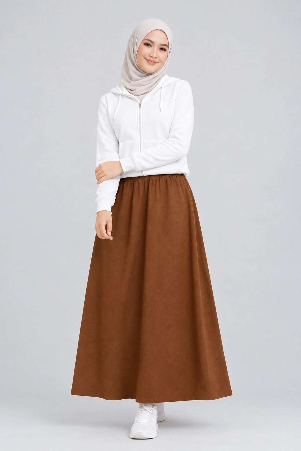 Raffida Serena BriskWalk Skirt In Dark Brown