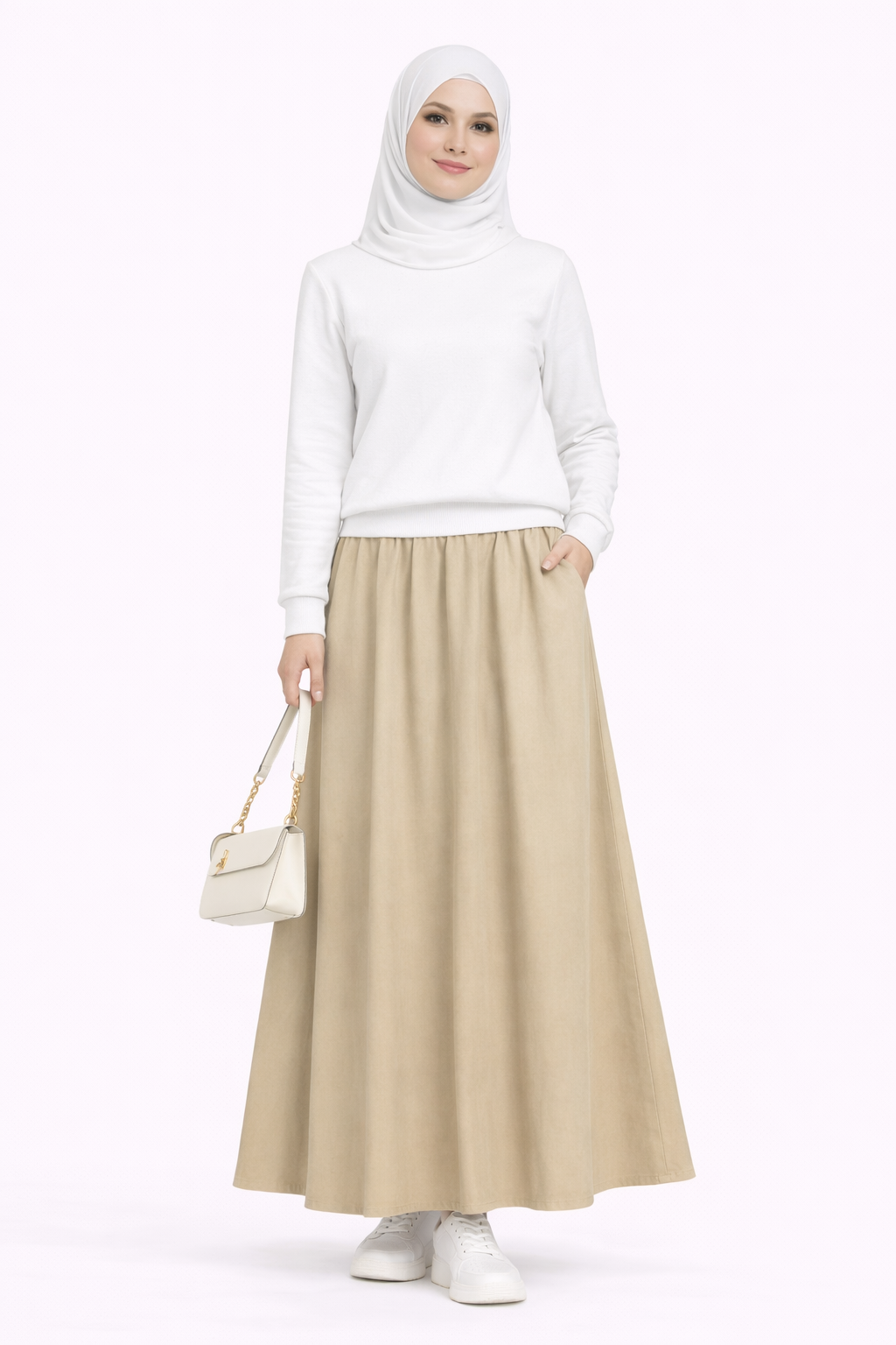Raffida Serena BriskWalk Skirt In Butter Lime