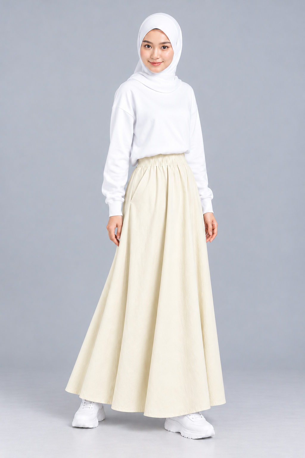 Raffida Serena BriskWalk Skirt In Ivory
