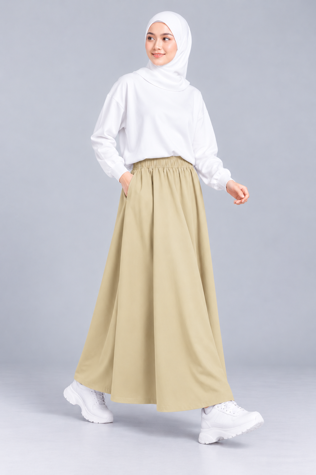 Raffida Serena BriskWalk Skirt In Butter Lime