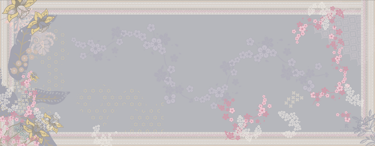 Raffida Melati Shawl In Grey
