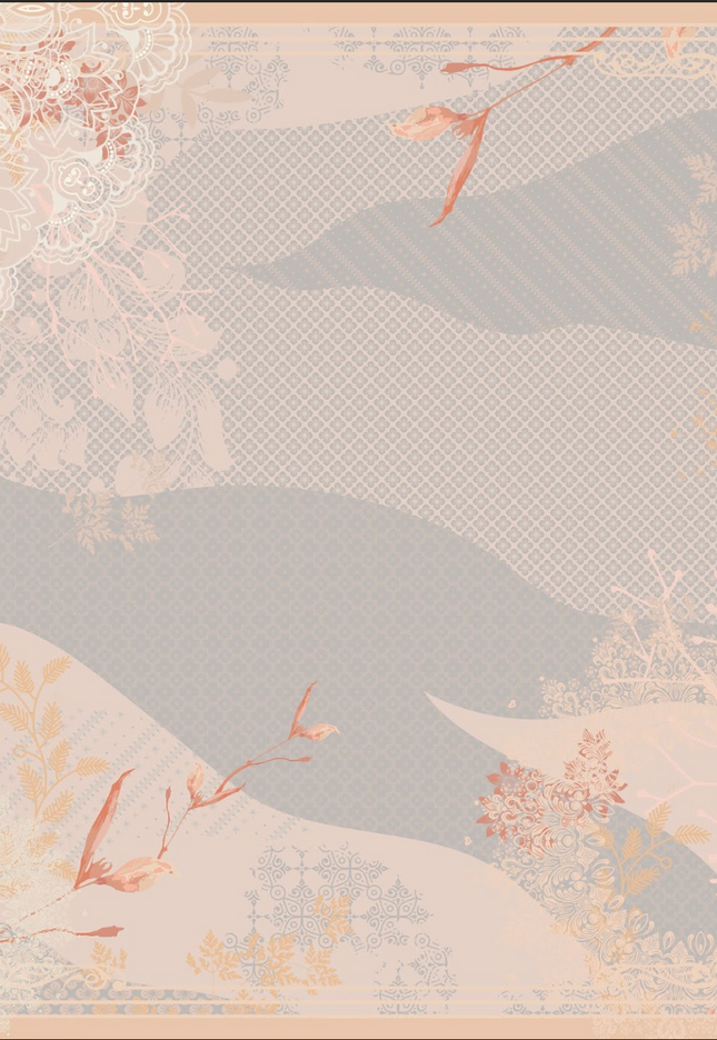 Cenderawasih In Peach Grey