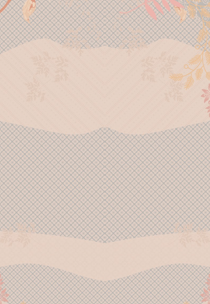 Cenderawasih Shawl In Peach Grey