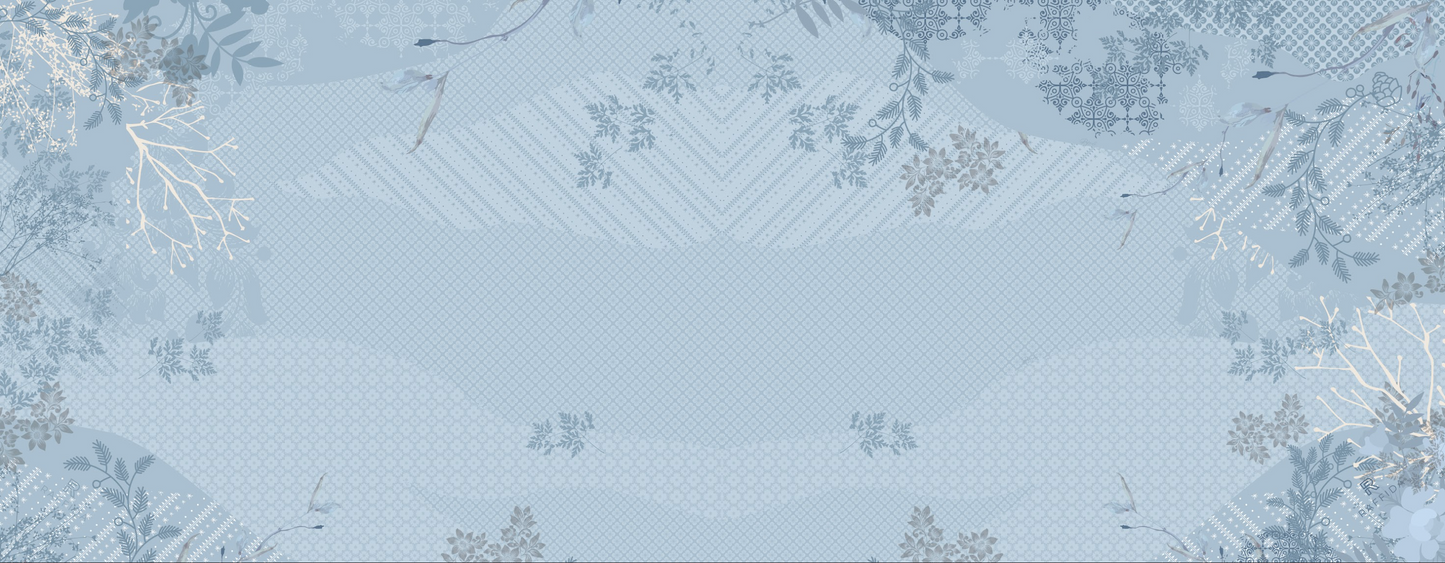 Raffida Cenderawasih Shawl In Baby Blue