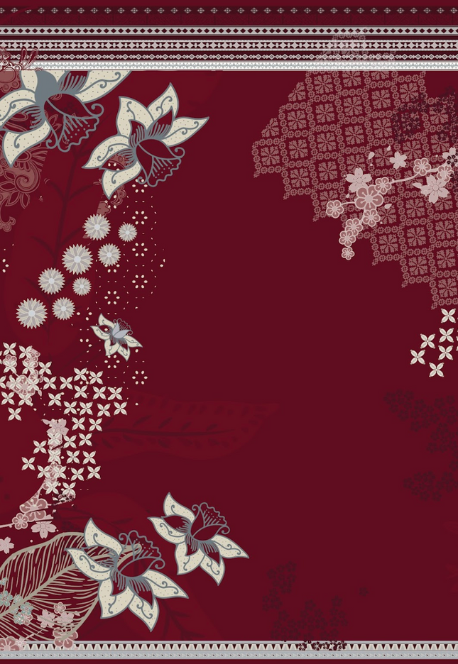 Melati In Maroon