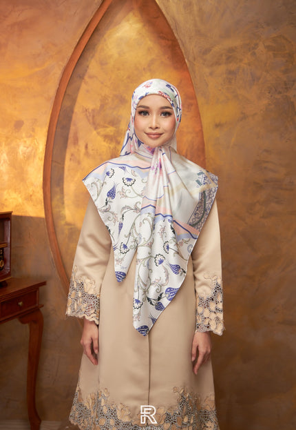 Zahraa In White Blue