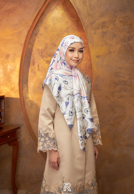 Zahraa In White Blue