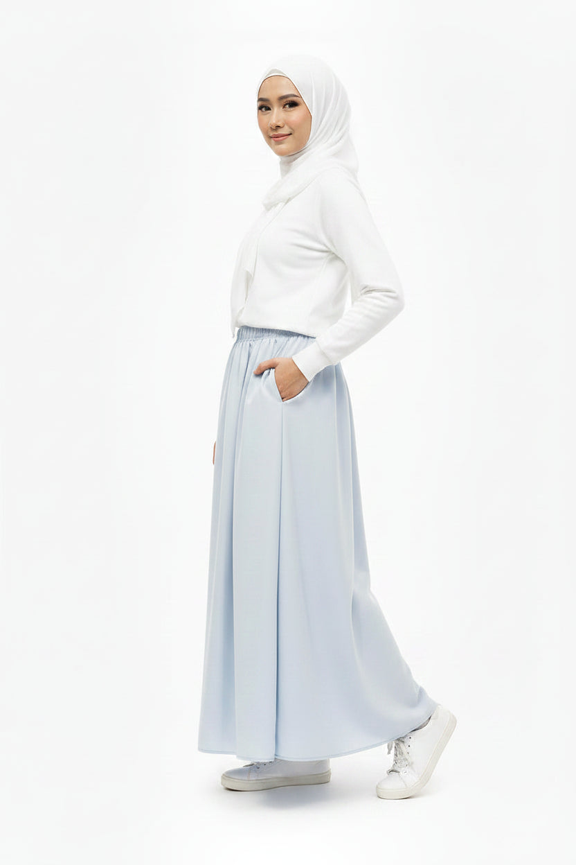 Raffida Serena BriskWalk Skirt In Sky Blue