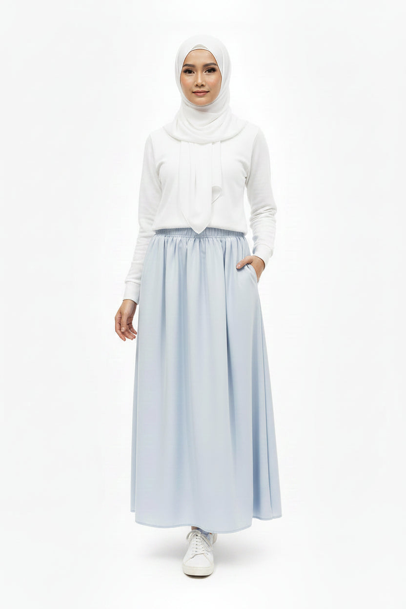Raffida Serena BriskWalk Skirt In Sky Blue