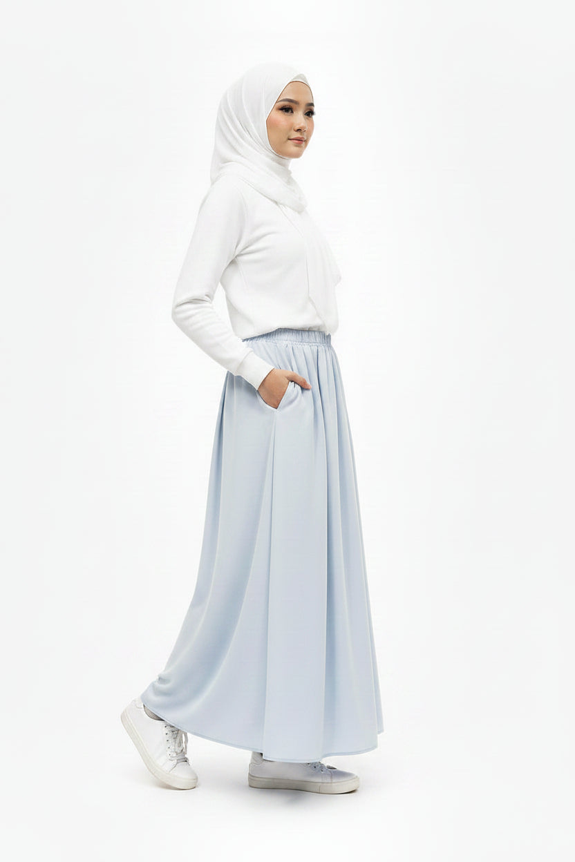 Raffida Serena BriskWalk Skirt In Sky Blue