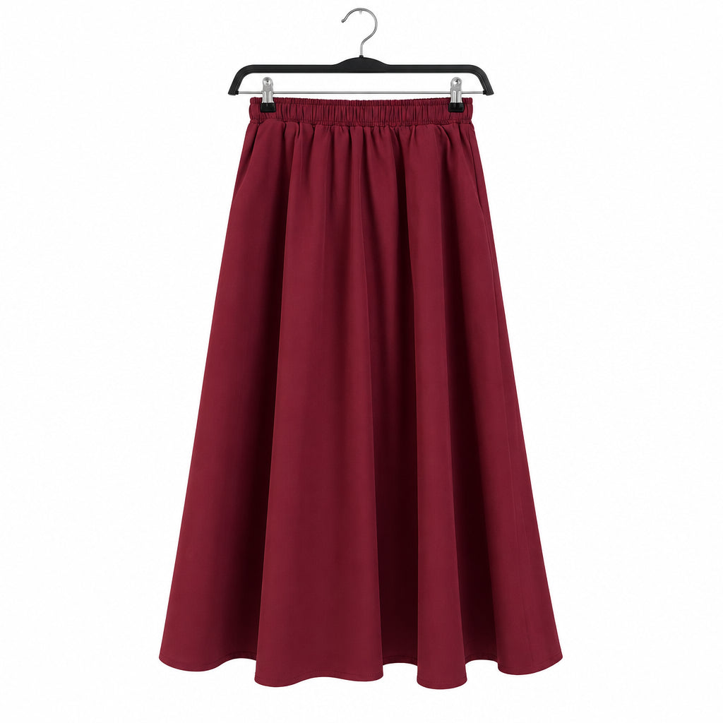 Raffida Serena BriskWalk Skirt In Maroon