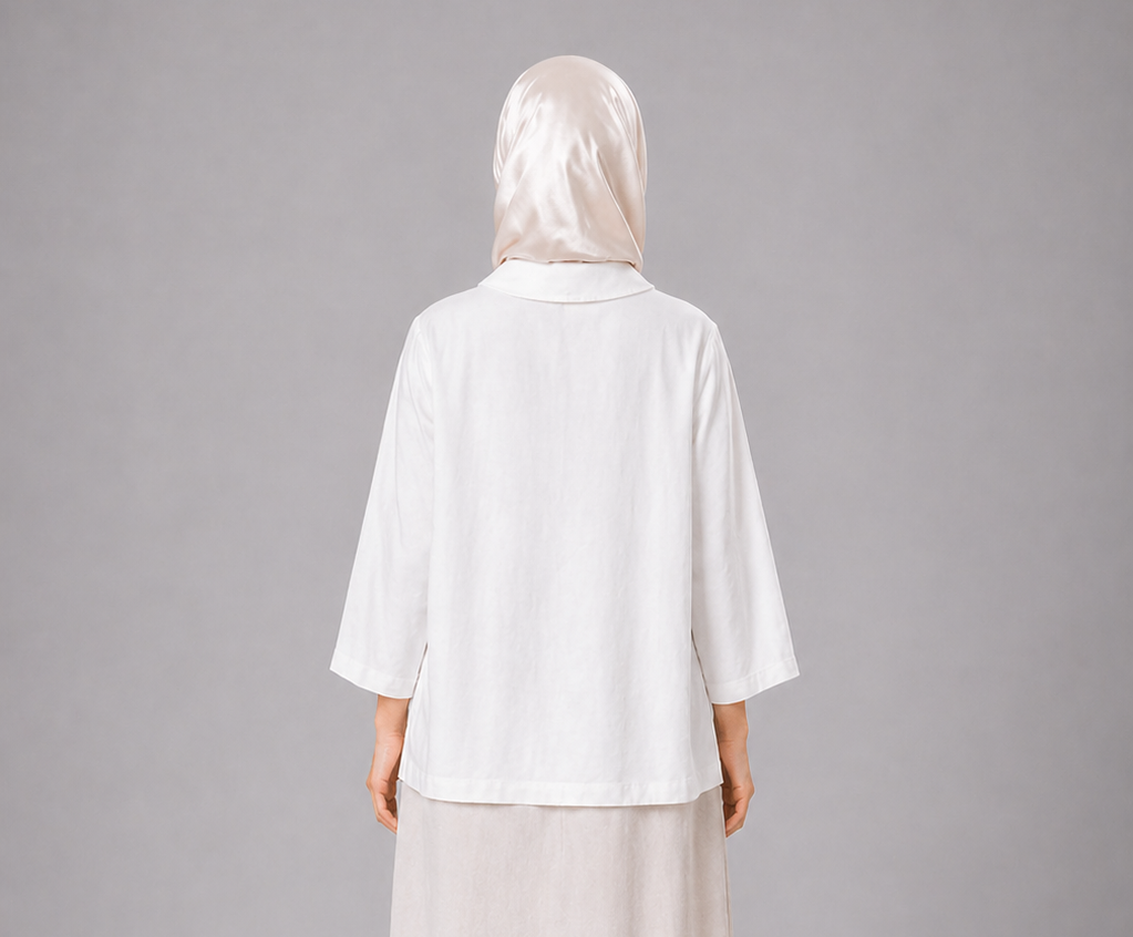 Raffida Misty Linen In Off White
